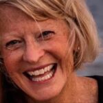 Susan Blount laughing