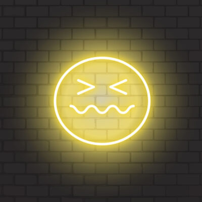 light sensitivity grimace