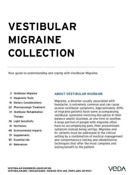 Article Collections - Vestibular Disorders Association