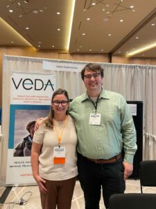 Rochelle Lauzon and Kyler Southcott at the ANPT conference.