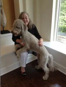Pam and her dog Milo