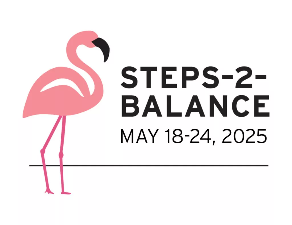 Steps-2-Balance logo, May 18-24, 2025