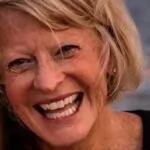 Susan Blount laughing