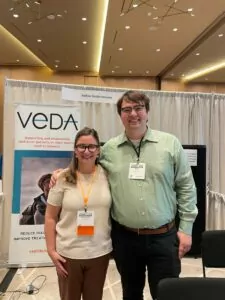 Rochelle Lauzon and Kyler Southcott at the ANPT conference.