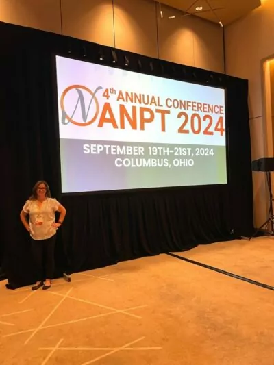 Rochelle Lauzon at the ANPT conference