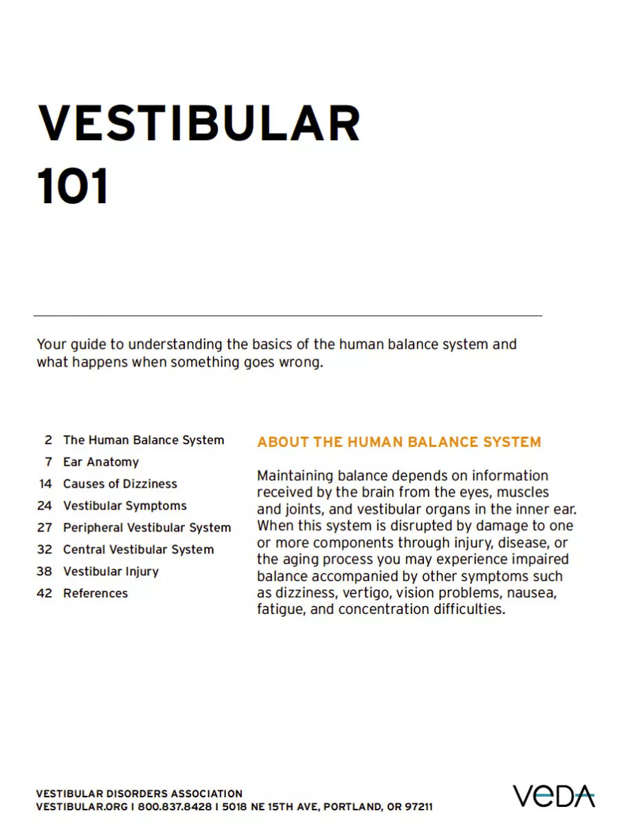 Vestibular Study Guide Article Collections - Vestibular Disorders Association