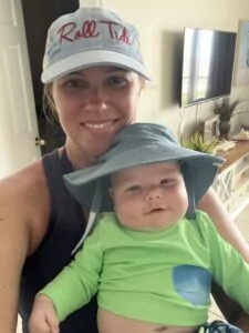Tiffany Kopp and her infant baby