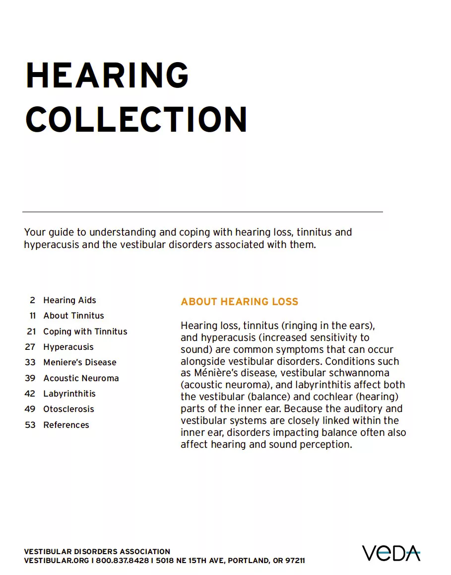 Hearing Collection cover Hearing Collection Cover Page