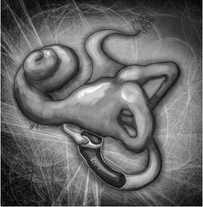 Graphic of the inner ear