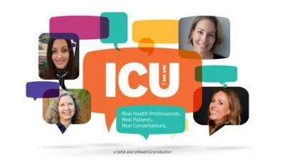 ICU Podcast logo-menopause