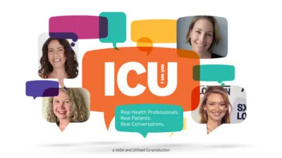 ICU Podcast logo, gut health