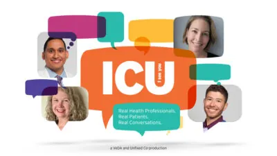 ICU Podcast logo